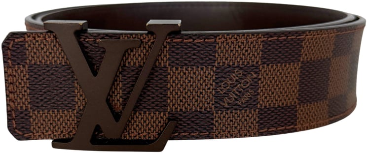 Louis Vuitton Louis Vuitton Damier Ebene LV Initiales Belt 85cm  / sehr gut