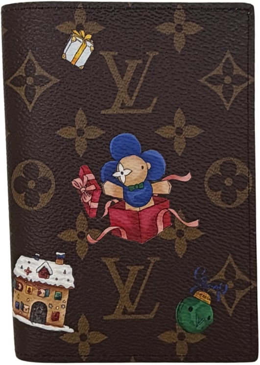 Louis Vuitton Louis Vuitton Vivienne 2025 Passport Cover Monogram Iced Gold Fullset / neuwertig