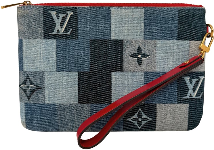 Louis Vuitton Louis Vuitton City Pouch Denim M68761 / very good