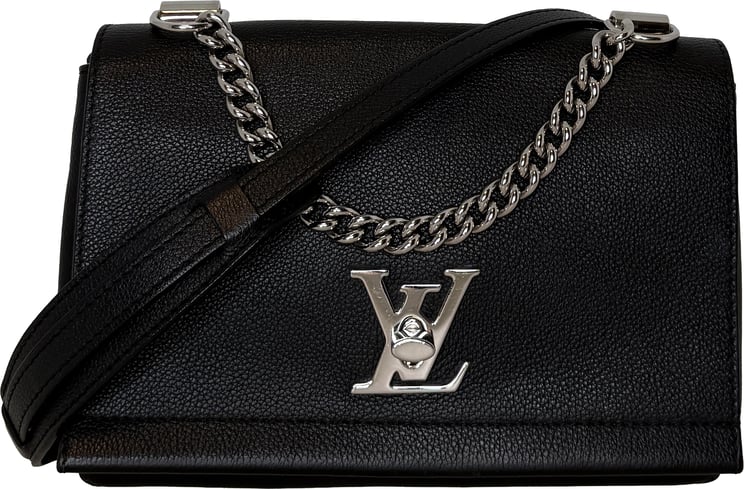 Louis Vuitton Louis Vuitton Lockme II Chain Bag BB Kalbsleder schwarz