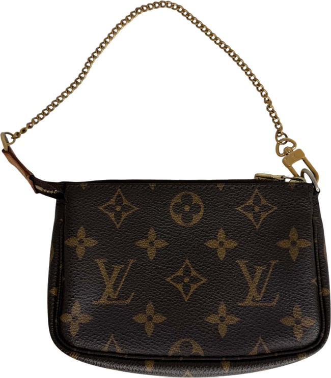 Louis Vuitton Louis Vuitton Mini Pochette Monogram Canvas Braun 2007