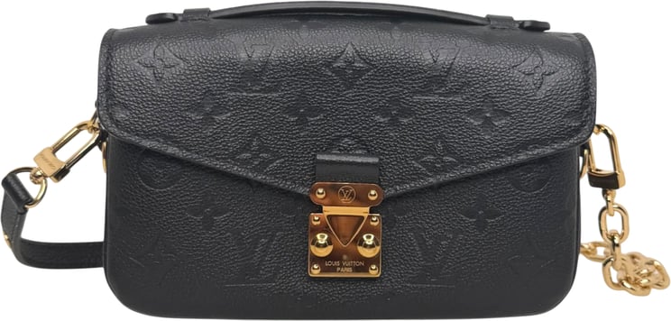 Louis Vuitton Louis Vuitton Pochette Métis East West Empreinte Leder schwarz
