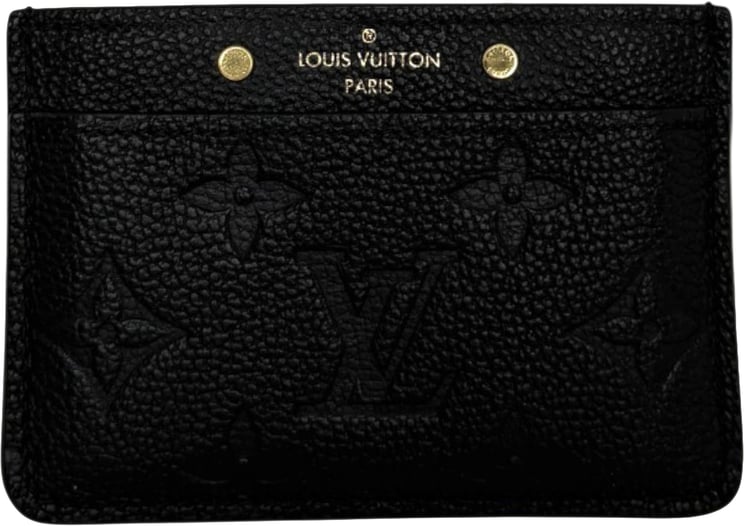 Louis Vuitton Lois Vuitton Kartenetui Monogram Empreinte Leder schwarz M69171