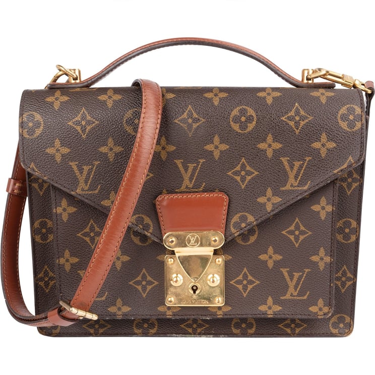 Louis Vuitton Louis Vuitton Monogram Canvas Monceau Handbag