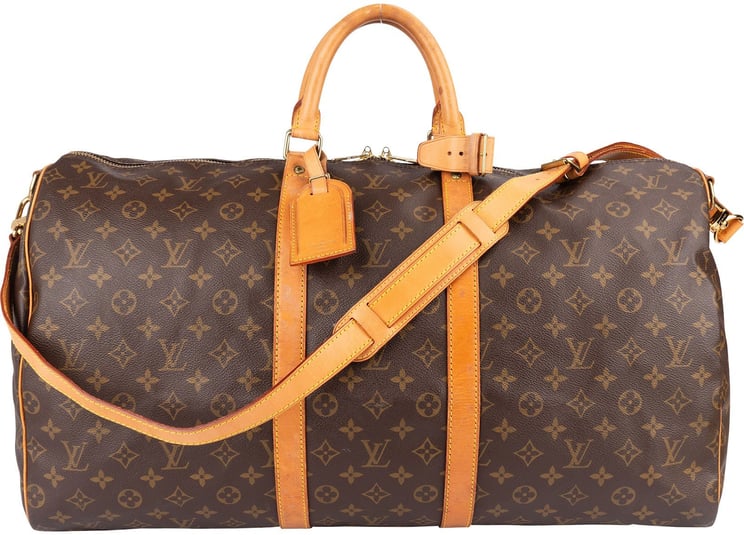 Louis Vuitton Louis Vuitton Monogram Canvas Keepall 55 Bandoulière Travel Bag