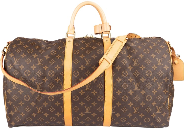 Louis Vuitton Louis Vuitton Monogram Canvas Keepall 55 Bandoulière Travel Bag