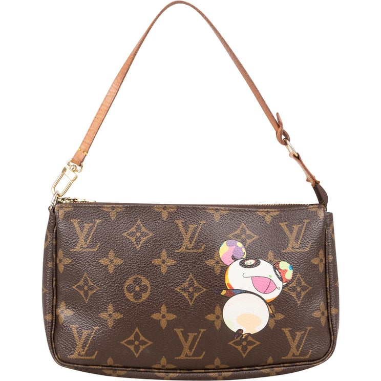 Louis Vuitton Louis Vuitton Monogram Canvas Limited Edition Takashi Murakami Panda Pochette Accessoires Handbag
