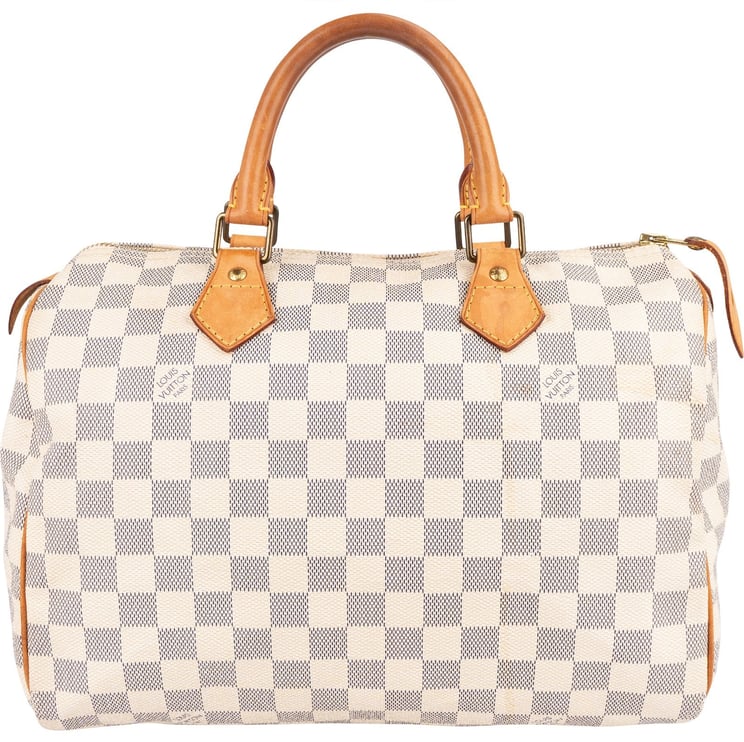 Louis Vuitton Louis Vuitton Monogram Damier Azur Speedy 30 Handbag