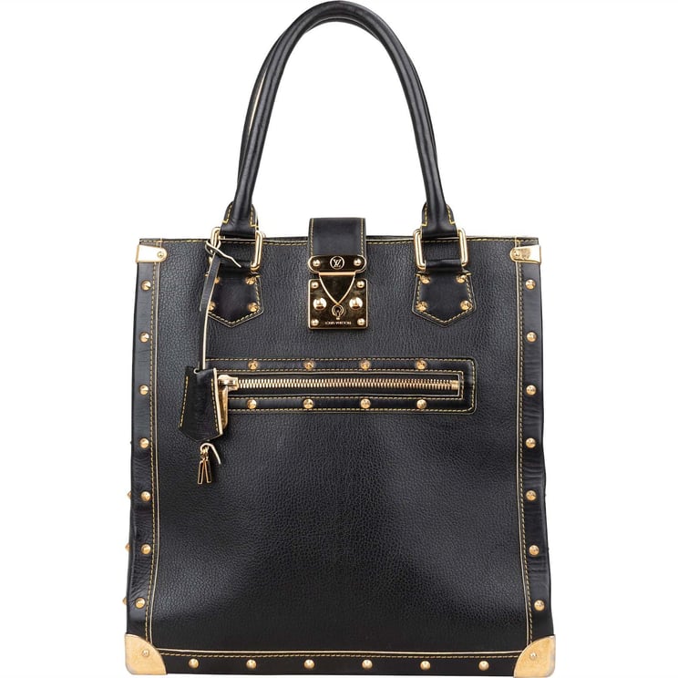 Louis Vuitton Louis Vuitton Black Leather Suhali Handbag