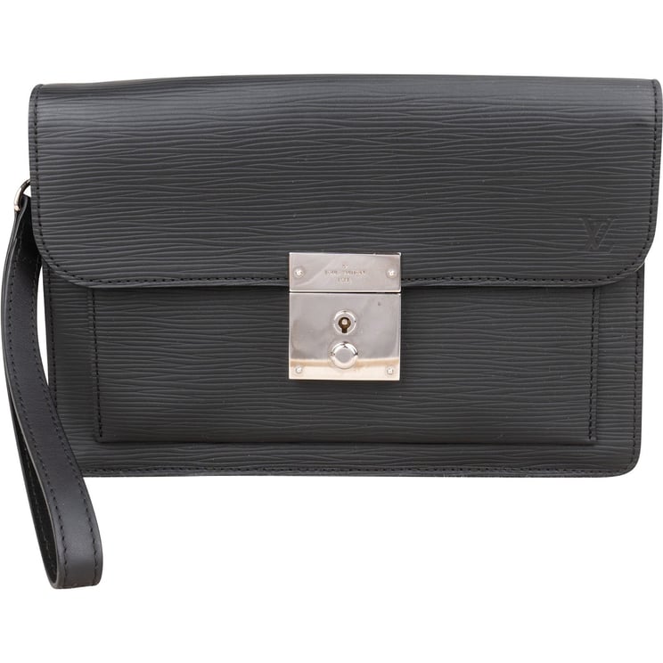 Louis Vuitton Louis Vuitton Noir Epi Leather Neo Bellaia Clutch