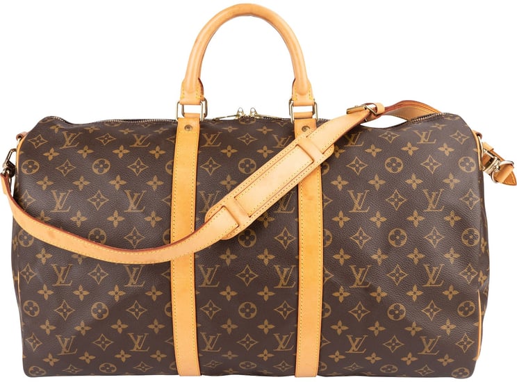 Louis Vuitton Louis Vuitton Monogram Canvas Keepall 50 Bandoulière Travel Bag