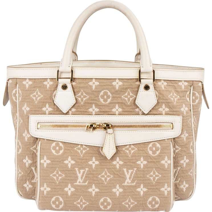 Louis Vuitton Louis Vuitton Monogram Denim Sabbia Cabas MM Handbag