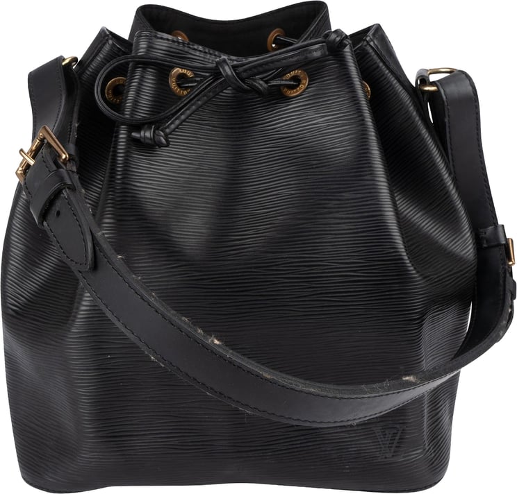 Louis Vuitton Louis Vuitton Noir Epi Leather Sac Noé Petit Shoulder Bag