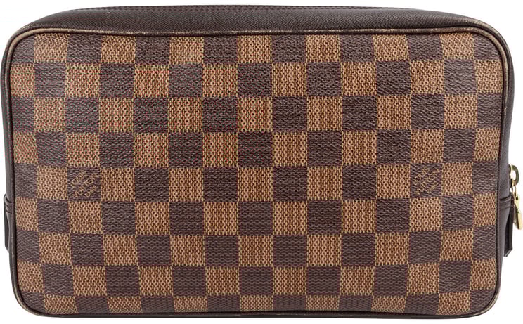 Louis Vuitton Louis Vuitton Monogram Damier Ebene Trousse Toilette 26 Clutch