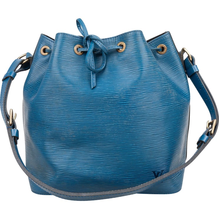 Louis Vuitton Louis Vuitton Blue Epi Leather Sac Noé Petit Shoulder Bag