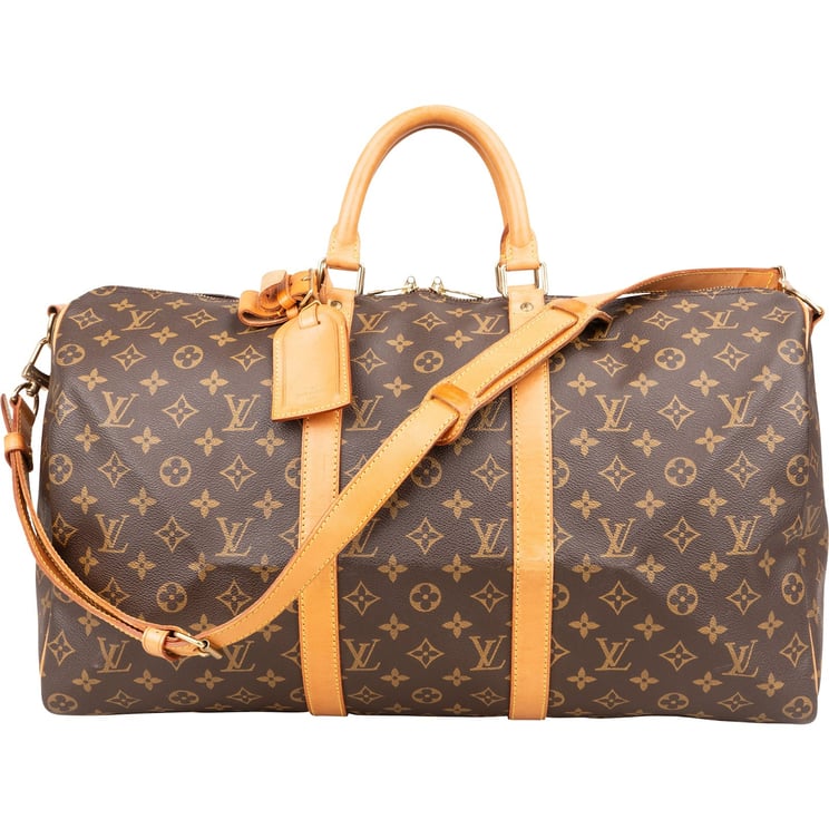 Louis Vuitton Louis Vuitton Monogram Canvas Keepall 50 Bandoulière Travel Bag