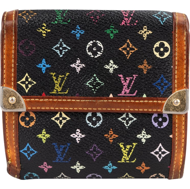 Louis Vuitton Louis Vuitton Canvas Murakami Multicolor Elise Wallet