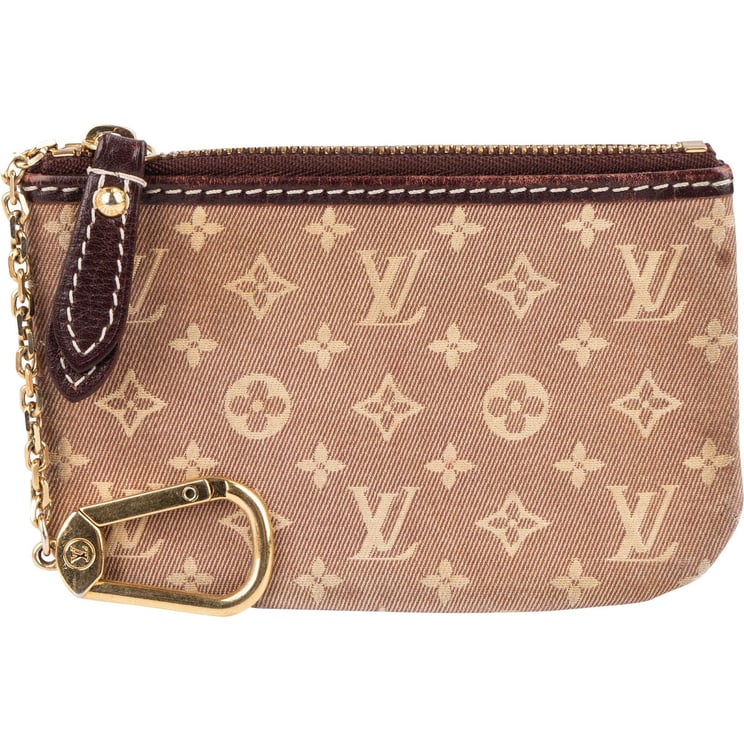 Louis Vuitton Louis Vuitton Monogram Mini Lin Key Pouch