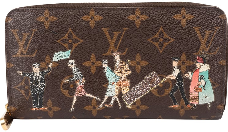 Louis Vuitton Louis Vuitton Monogram Canvas Illustré Transatlantic Zippy Wallet