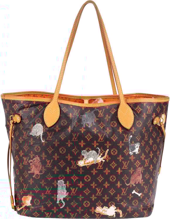 Louis Vuitton Louis Vuitton Limited Monogram Catogram Neverfull MM Shoulder Bag