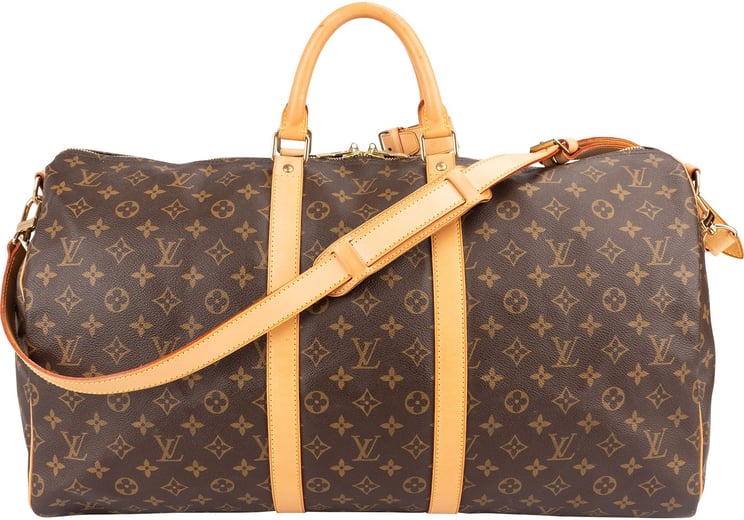 Louis Vuitton Louis Vuitton Monogram Canvas Keepall 55 Bandoulière Travel Bag