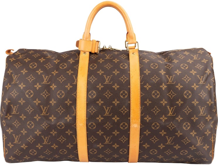 Louis Vuitton Louis Vuitton Monogram Canvas Keepall 55 Travel Bag