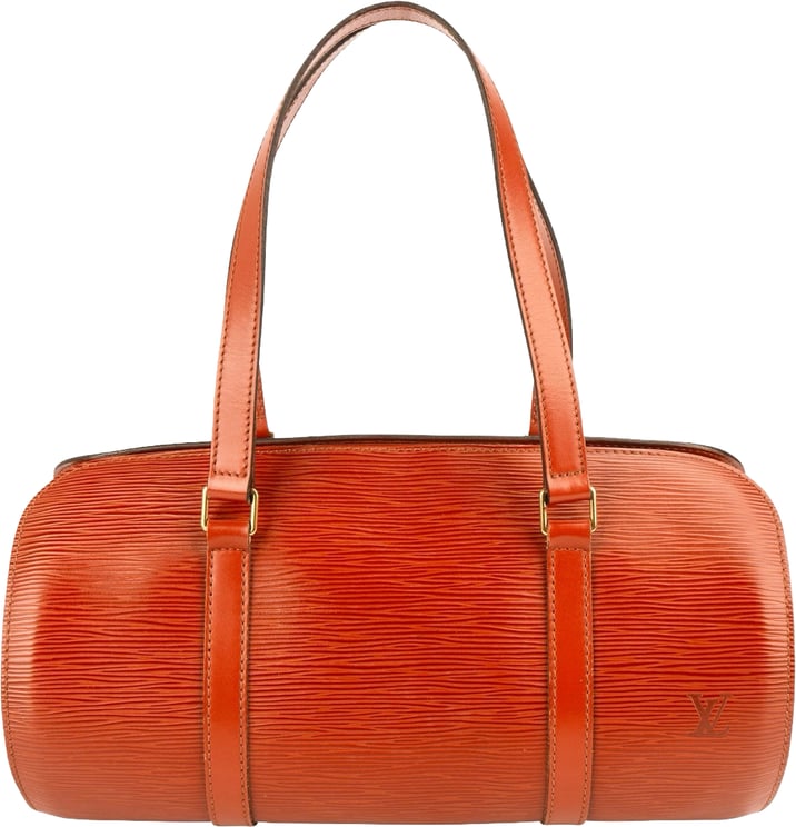 Louis Vuitton Louis Vuitton Cognac Epi Leather Soufflot Handbag