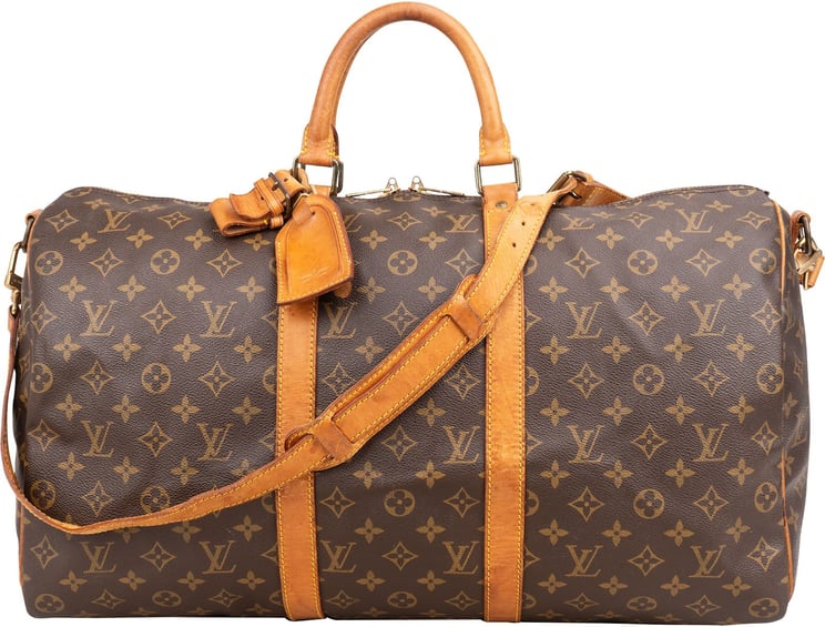 Louis Vuitton Louis Vuitton Monogram Canvas Keepall 50 Bandoulière Travel Bag