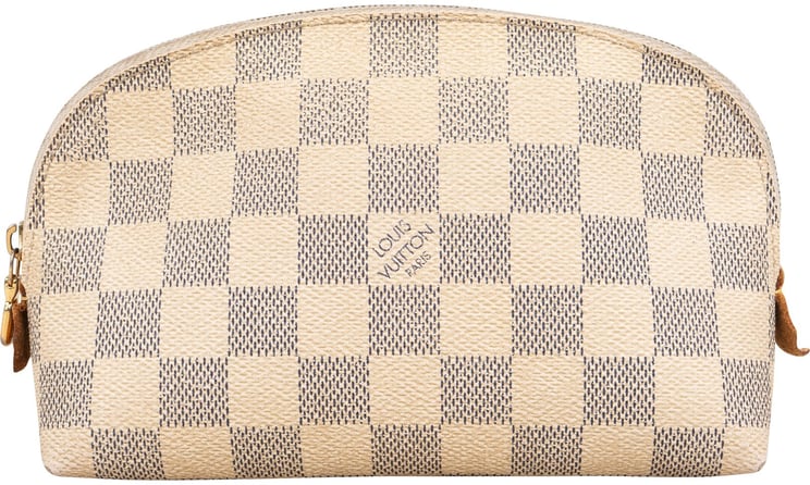 Louis Vuitton Louis Vuitton Monogram Damier Azur Cosmetique PM Pouch