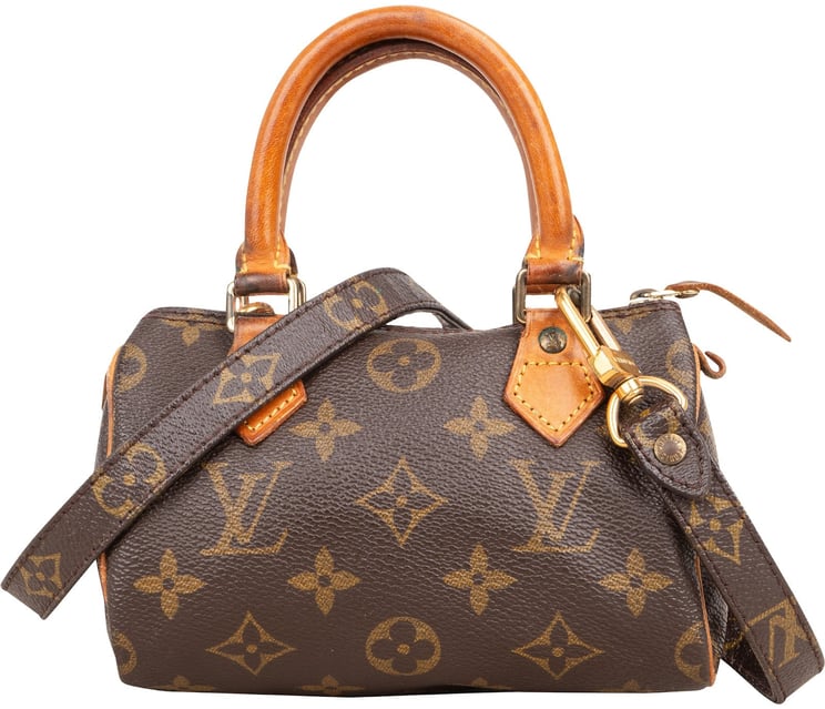 Louis Vuitton Louis Vuitton Monogram Canvas Mini Speedy Crossbody Handbag
