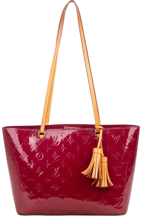 Louis Vuitton Louis Vuitton Monogram Vernis Leather Long Beach Shoulder Bag