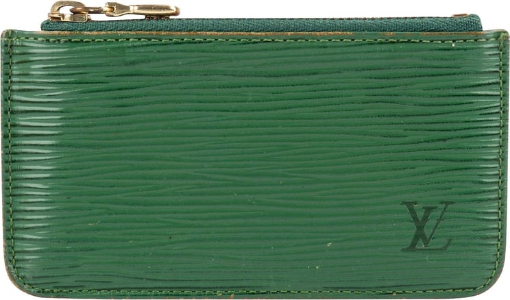 Louis Vuitton Louis Vuitton Green Epi Leather Key Pouch