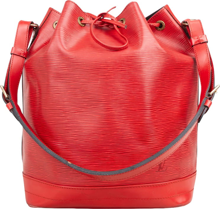Louis Vuitton Louis Vuitton Red Epi Leather Sac Noé Grande Shoulder Bag