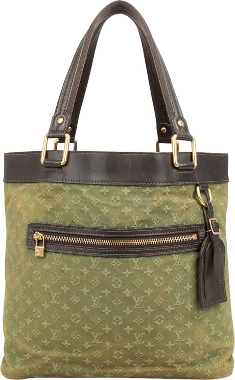 Louis Vuitton Louis Vuitton Monogram Mini Lin Canvas Lucille Handbag