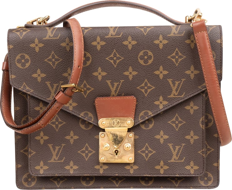 Louis Vuitton Louis Vuitton Monogram Canvas Monceau Handbag