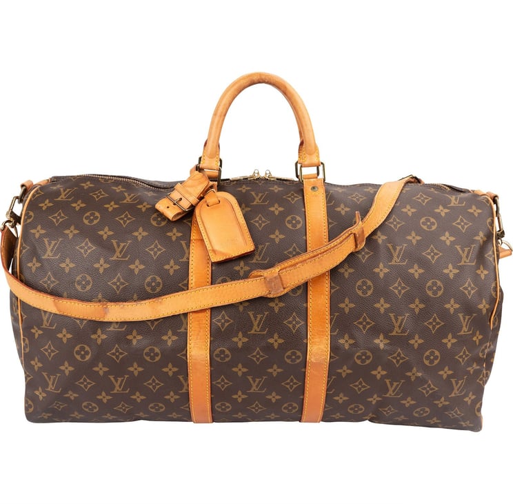 Louis Vuitton Louis Vuitton Monogram Canvas Keepall 55 Bandoulière Travel Bag