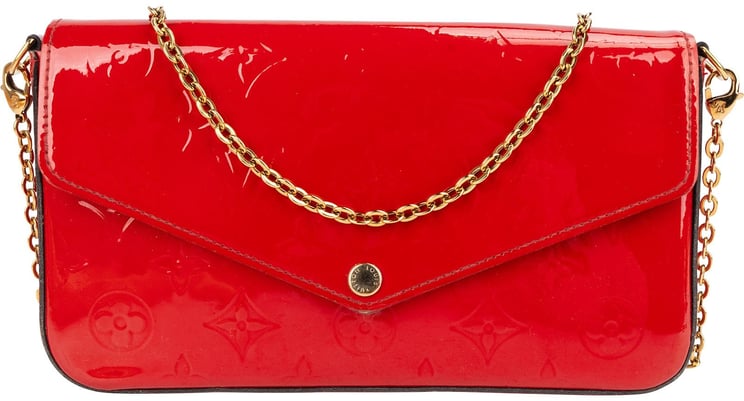 Louis Vuitton Louis Vuitton Vernis Leather Monogram Felicie Crossbody Bag