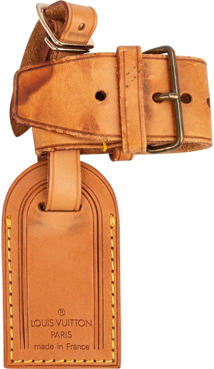 Louis Vuitton Louis Vuitton Vachetta Leather Luggage Tag Set (F.M.)