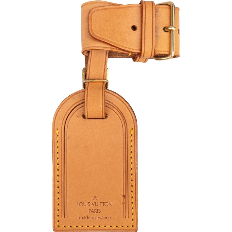 Louis Vuitton Louis Vuitton Vachetta Leather Luggage Tag Set