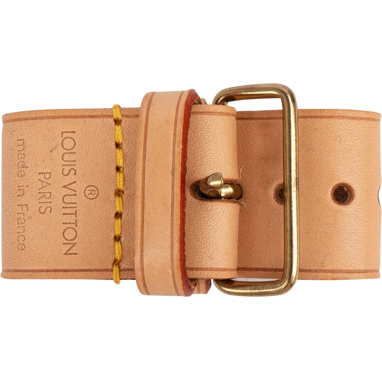 Louis Vuitton Louis Vuitton Vachetta Leather Grip Griffklammer