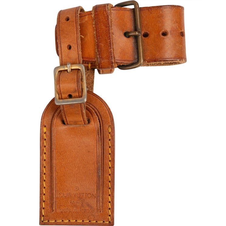 Louis Vuitton Louis Vuitton Vachetta Leather Luggage Tag Set