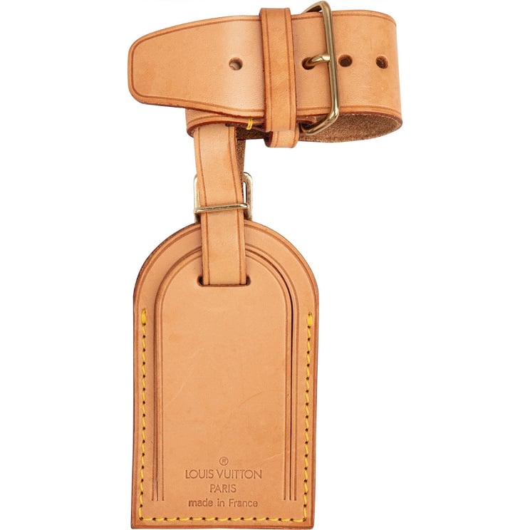Louis Vuitton Louis Vuitton Vachetta Leather Luggage Tag Set