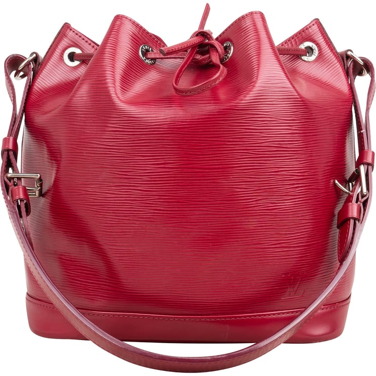 Louis Vuitton Louis Vuitton Red Epi Leather NM Sac Noé Petit Shoulder Bag