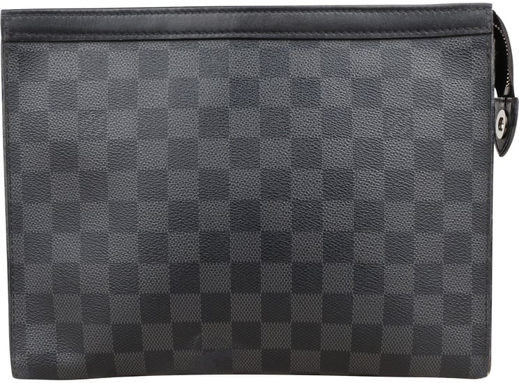 Louis Vuitton Louis Vuitton Monogram Damier Graphite Pochette Voyage MM Clutch