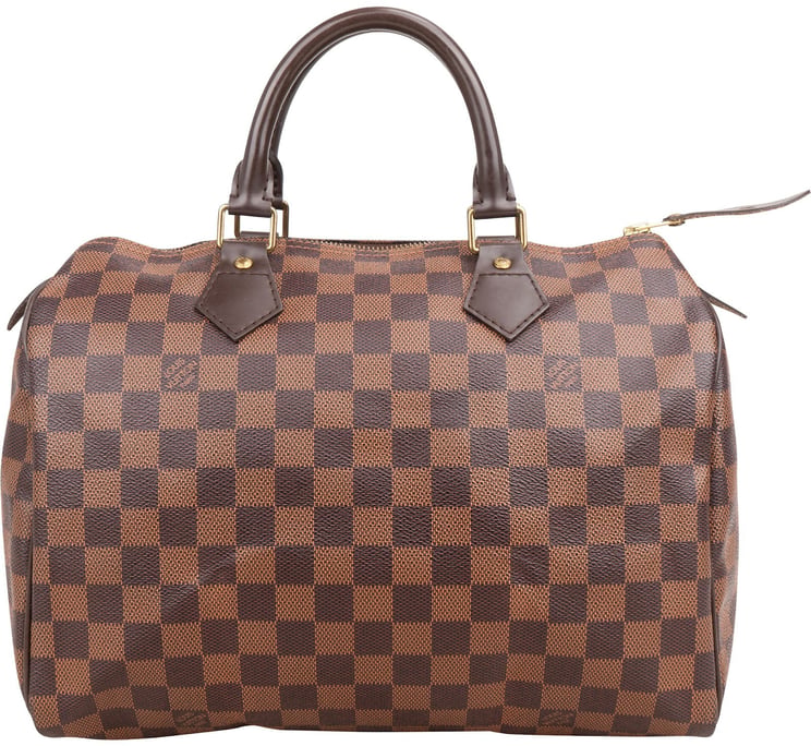 Louis Vuitton Louis Vuitton Monogram Damier Ebene Canvas Speedy 30 Handbag
