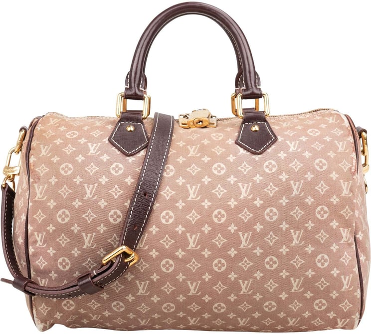 Louis Vuitton Louis Vuitton Monogram Mini Lin Speedy 30 Bandoulière Handbag