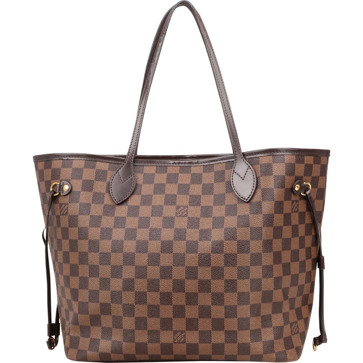 Louis Vuitton Louis Vuitton Monogram Damier Ebene Canvas Neverfull MM Shoulder Bag