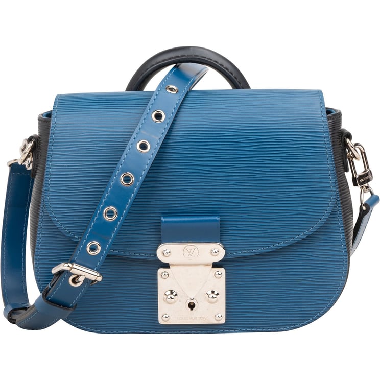 Louis Vuitton Louis Vuitton Blue Epi Leather Eden PM Crossbody Handbag