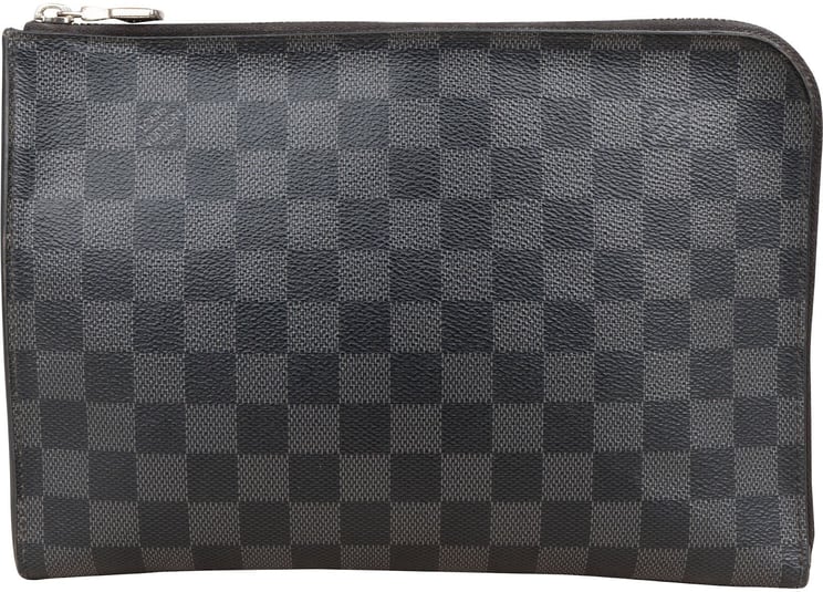 Louis Vuitton Louis Vuitton Monogram Damier Graphite Canvas Pochette Jour Clutch