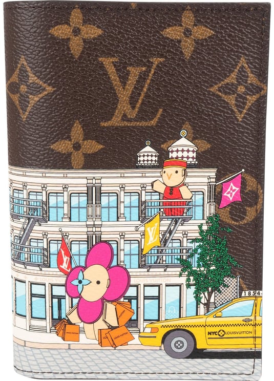 Louis Vuitton Louis Vuitton Limited Monogram Canvas Vivienne Holiday NYC Passport Cover Wallet